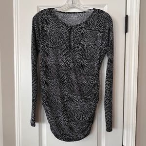 Maternity faux wrap top